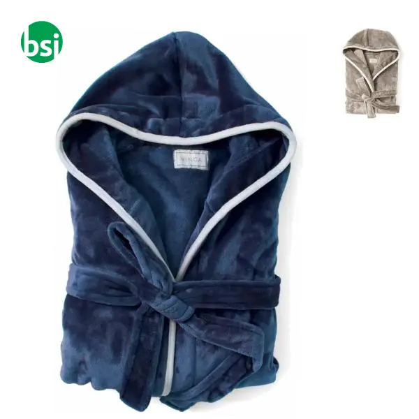 VINGA Louis luxury plush RPET robe size L-XL -  1