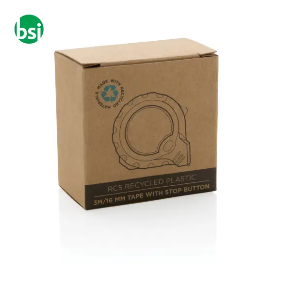 RCS recycled plastic 3M/16 mm tape with stop -  7