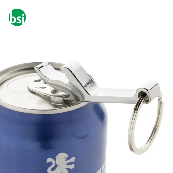 RCS recycled zinc alloy bottle opener keychain -  4