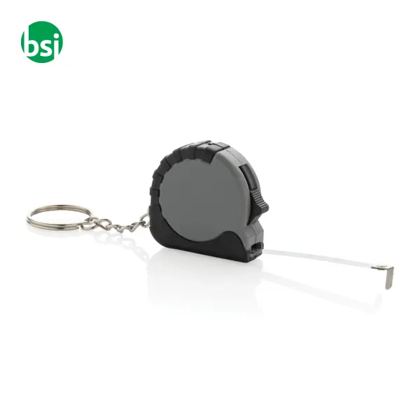 MeasureMate RCS reycled ABS 1 meter tape keychain -  2
