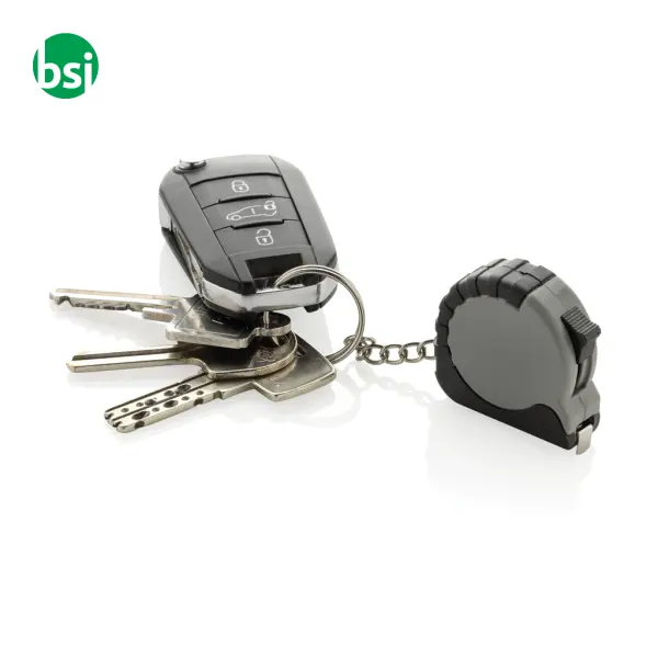 MeasureMate RCS reycled ABS 1 meter tape keychain -  3