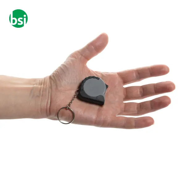 MeasureMate RCS reycled ABS 1 meter tape keychain -  5