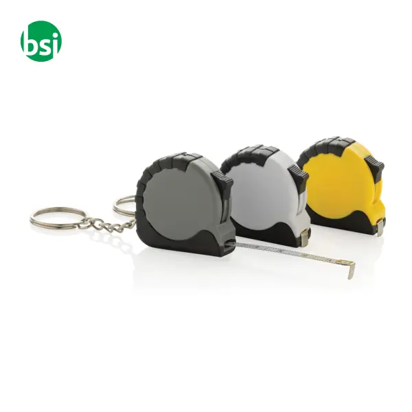 MeasureMate RCS reycled ABS 1 meter tape keychain -  1