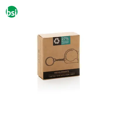 MeasureMate RCS reycled ABS 1 meter tape keychain - Immagine 7