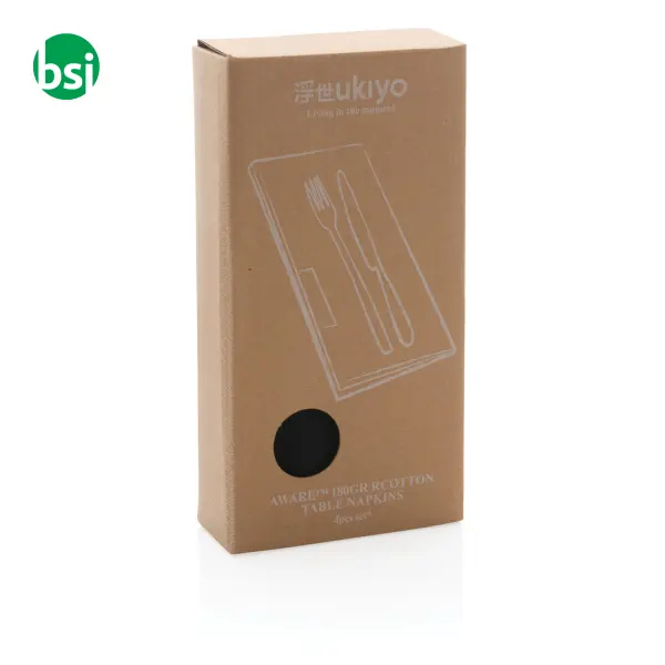 Ukiyo Aware 180gr rcotton table napkins 4pcs set -  6
