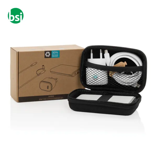 Surge RCS recyled PET 20W type C 3 pcs charging set -  3