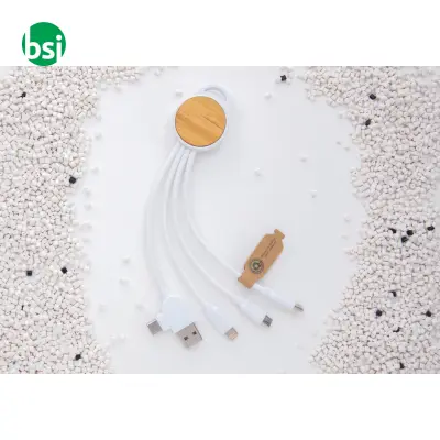 RCS recycled plastic Ontario 6-in-1 round cable - Immagine 10