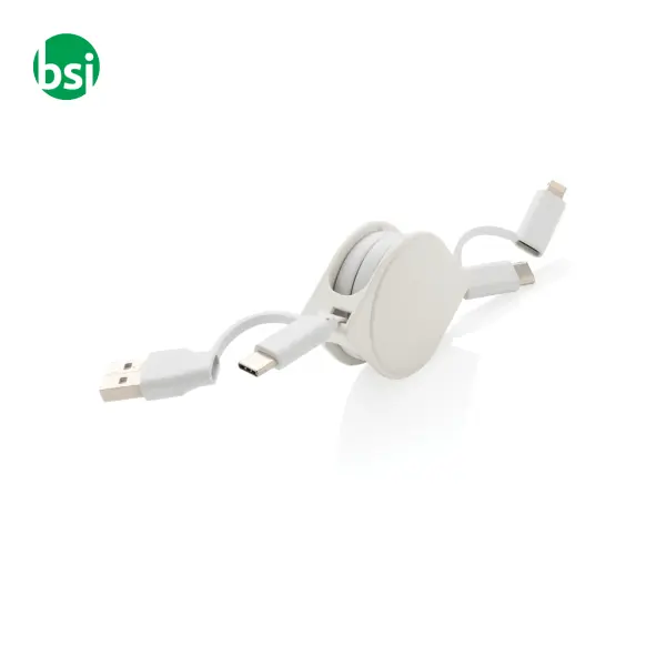 RCS standard recycled plastic and TPE 6-in-1 cable -  10