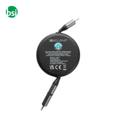 Terra RCS 240W 2-in-1 Retractable Charging Cable - Immagine 6