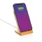 Bamboo 5W wireless charging stand - Anteprima 3