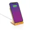 Bamboo 5W wireless charging stand - Anteprima 6