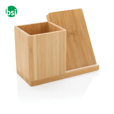 Calgary bamboo 10W wireless charger