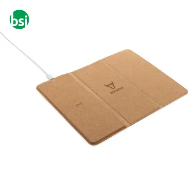 10W wireless charging cork mousepad and stand - Immagine 9