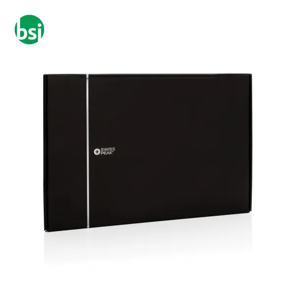 Swiss peak RCS recycled PU 15W 3 in 1 charging mousepad -  8