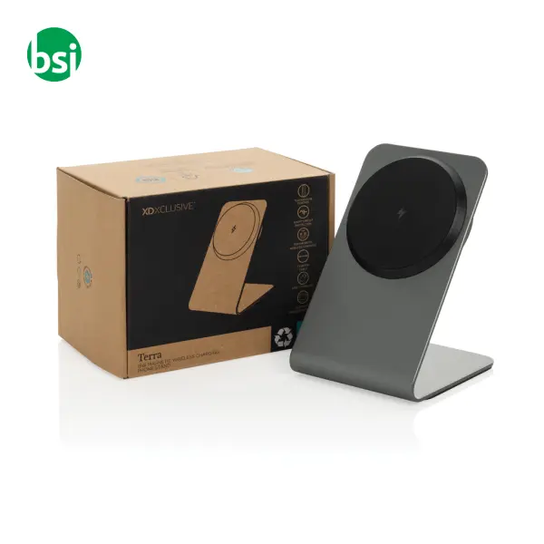 Terra aluminium 15W magnetic wireless charging -  5