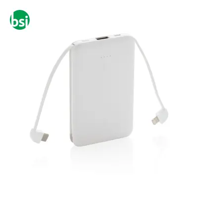 5.000 mAh Pocket Powerbank with integrated cables - Immagine 12