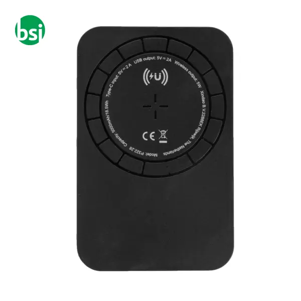 Magnetic 5.000 mAh 5W wireless powerbank -  8