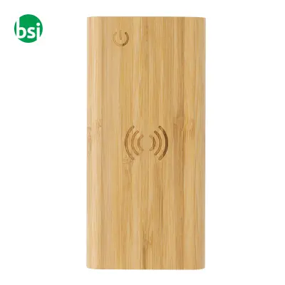 Bamboo 8.000 mAh 5W wireless powerbank - Immagine 5