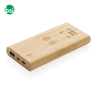Bamboo 8.000 mAh 5W wireless powerbank - Immagine 9