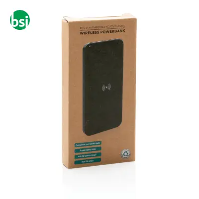 RCS standard recycled plastic wireless powerbank - Immagine 8