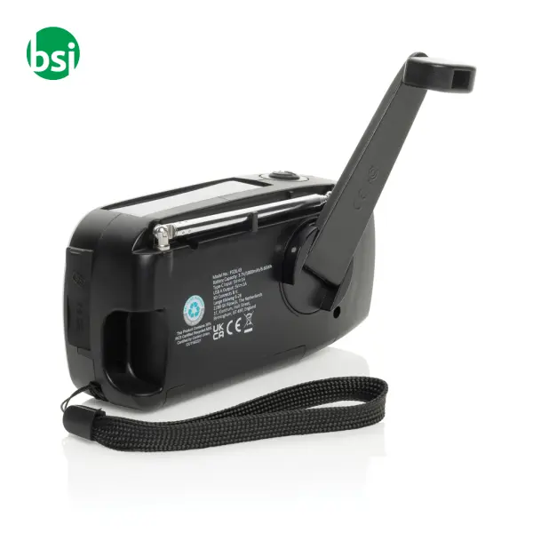 RescueWave RCS recycled plastic emergency radio -  4