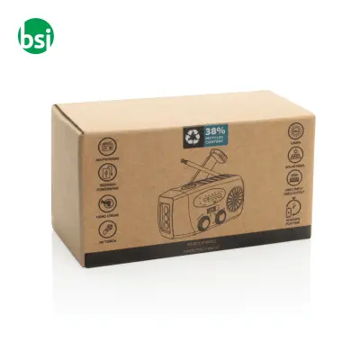 RescueWave RCS recycled plastic emergency radio - Immagine 8