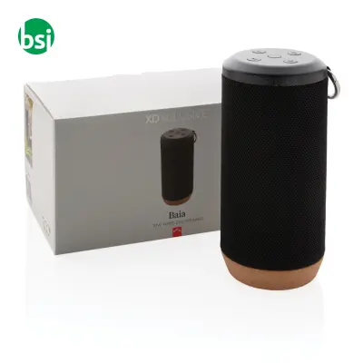 Baia 10W wireless speaker, cork - Immagine 8