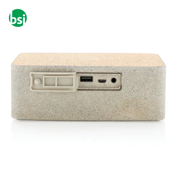 Wheatstraw wireless charging speaker -  6
