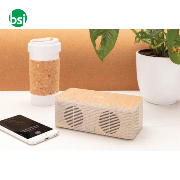 Wheatstraw wireless charging speaker -  10