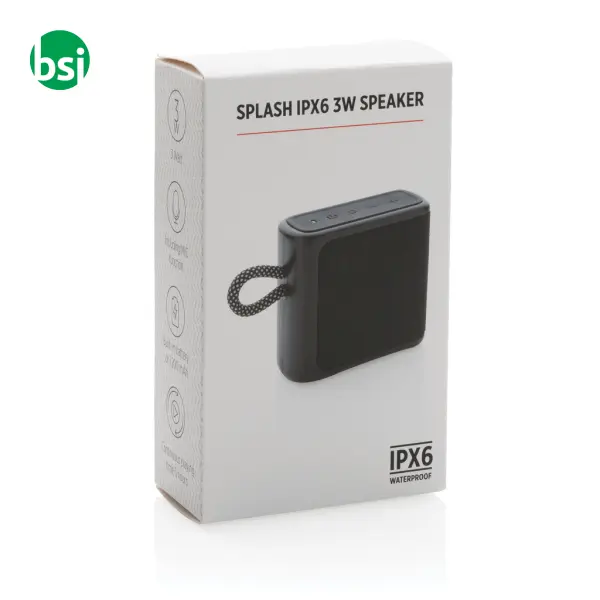 Splash IPX6 3W speaker -  7