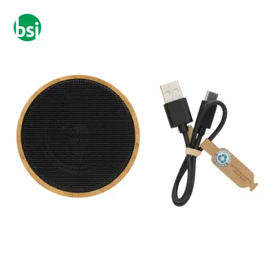 RCS recycled plastic and bamboo 3W wireless - Immagine 4