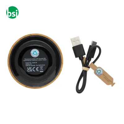 RCS recycled plastic and bamboo 3W wireless - Immagine 5