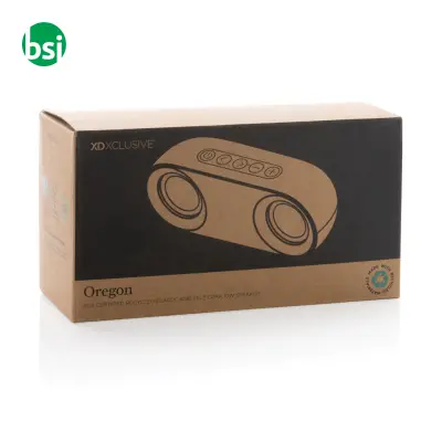Oregon RCS recycled plastic and cork 10W speaker - Immagine 8