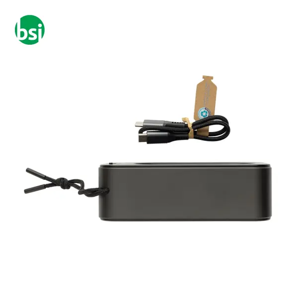 Swiss Peak RCS recycled aluminium 10W bass speaker -  6