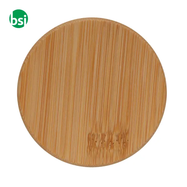 Double wall borosilicate glass with bamboo lid -  5