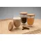 Double wall borosilicate glass with bamboo lid - Anteprima 9