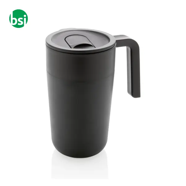 GRS Recycled PP and SS mug with handle -  2
