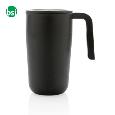 GRS Recycled PP and SS mug with handle - Immagine 3