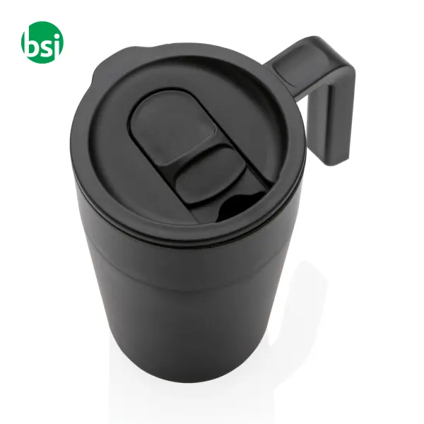 GRS Recycled PP and SS mug with handle -  6
