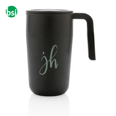 GRS Recycled PP and SS mug with handle - Immagine 9