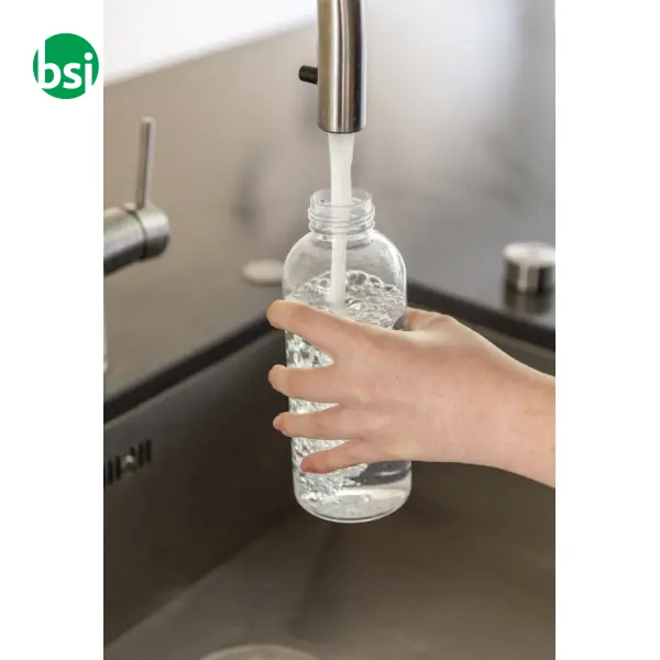 Leakproof water bottle with metallic lid -  9