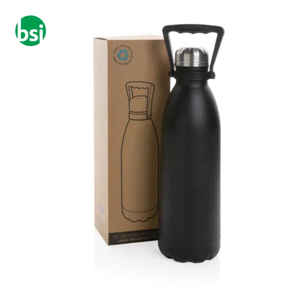 RCS Recycled stainless steel large vacuum bottle -  5