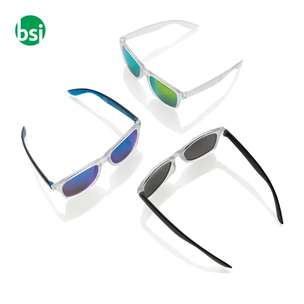 Gleam RCS recycled PC mirror lens sunglasses -  1