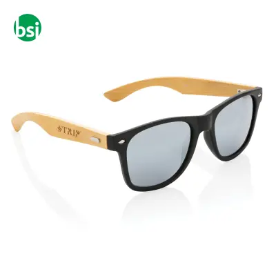Bamboo and RCS recycled plastic sunglasses - Immagine 6