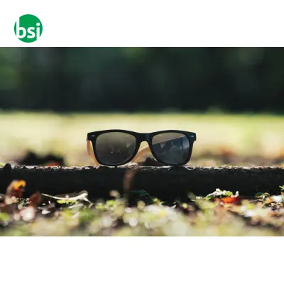 Bamboo and RCS recycled plastic sunglasses - Immagine 7