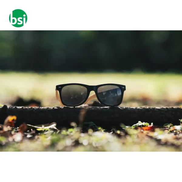 Bamboo and RCS recycled plastic sunglasses -  7