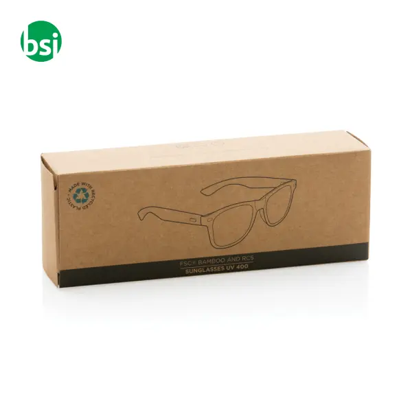 Bamboo and RCS recycled plastic sunglasses -  5
