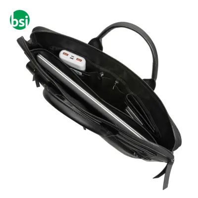 Swiss Peak GRS recycled PU 14 inch laptop bag - Immagine 5