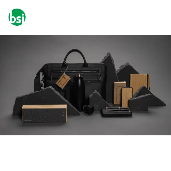 Swiss Peak GRS recycled PU 14 inch laptop bag -  8