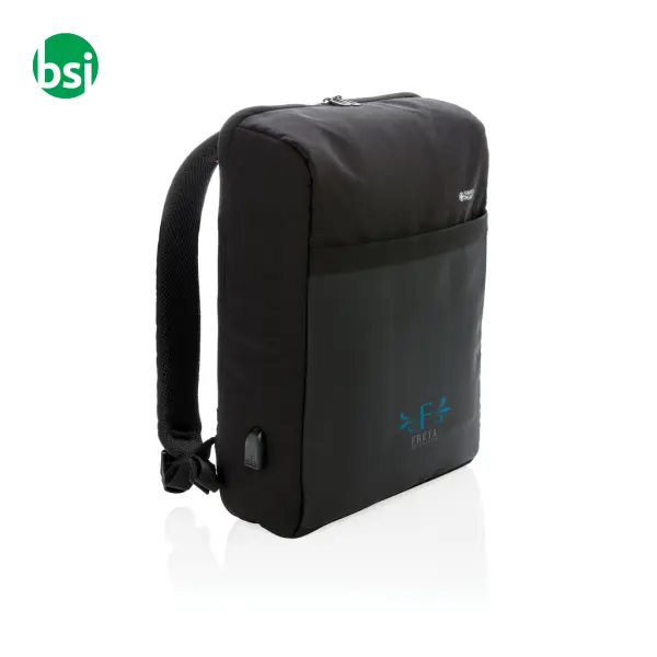 Swiss Peak 15'' anti-theft RFID & USB backpack PVC -  9